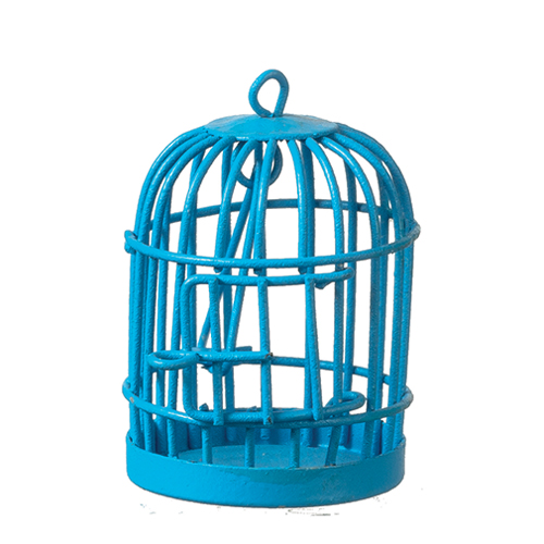 Round Birdcage, Blue
